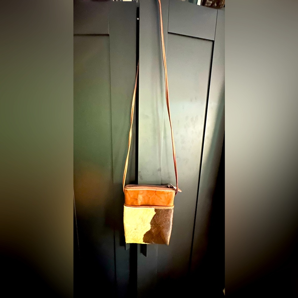 Overland Ponyhair Cross Body Purse